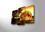 Wallity 3PATDACT-26 Lienzo Decorativo Iluminado con LED de 3 Piezas